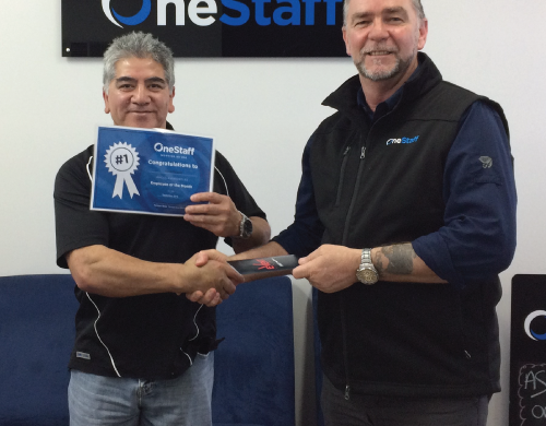 OneStaff New Plymouth Employee of the Month for October - Lloyd Skipper | OneStaff