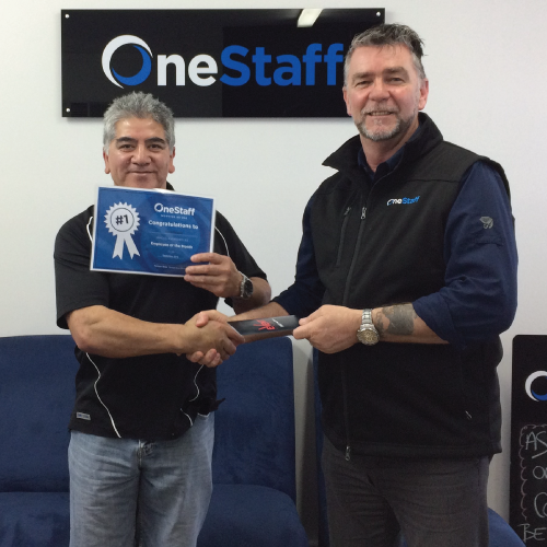 OneStaff New Plymouth Employee of the Month for October - Lloyd Skipper | OneStaff