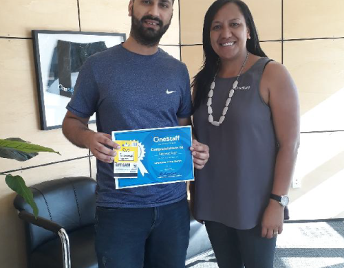 Congratulations to Sakhwant Singh! Hawke's Bay Employee of the Month for March