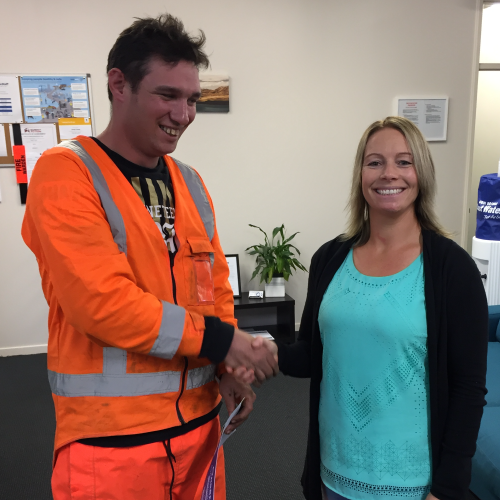 Congratulations to Arron Kerr! Invercargill Employee of the Month for March