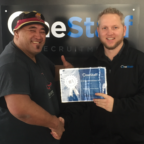 Congratulations Kahu Kingi! Our Wellington Employee of the Month for May